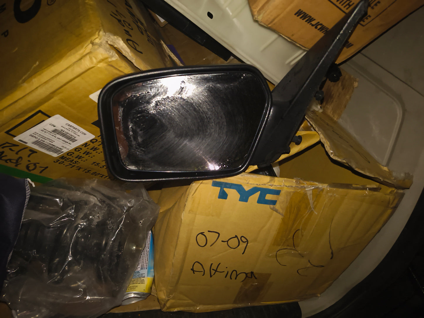 2013-2020 Ford Fusion Driver Side Power Heated Mirror w/ Puddle Light & 2 Caps (JFD91EL) 🚗⚡