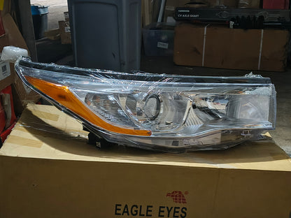 2014–2016 Toyota Highlander Driver & Passenger Side Halogen Headlight Set (CAPA Certified) ⚡🚘