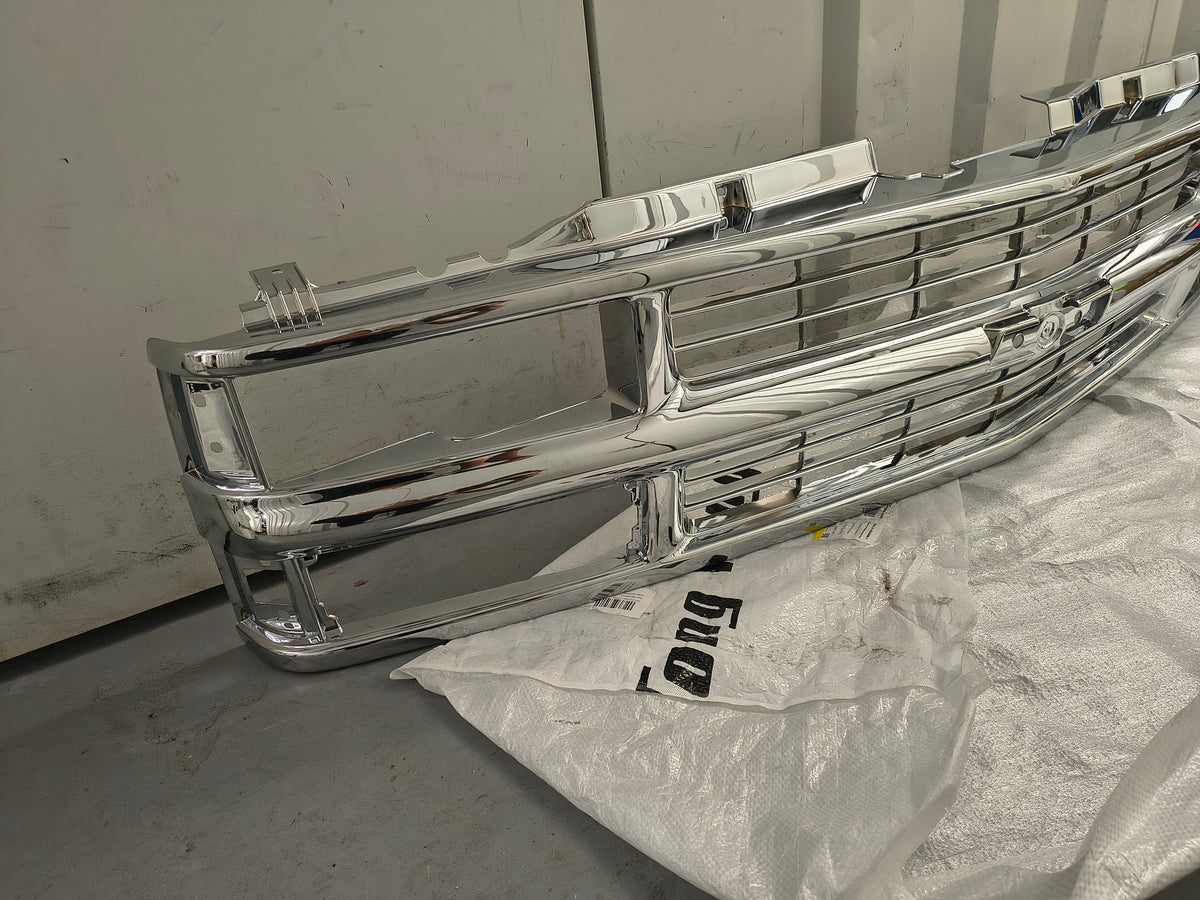 1994–1999 Chevrolet C1500 C2500 C3500 K1500 K2500 K3500 Tahoe Suburban Chrome Front Grille Assembly ⚡🚘