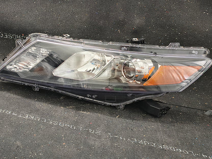 2010–2012 Honda Accord Crosstour Driver & Passenger Side Halogen Headlight Assemblies (Pair Set - CAPA Certified) ⚡🚘